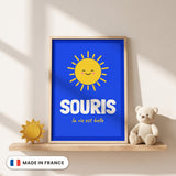 Affiche Souris encadrée - Made in France