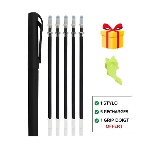 Recharges magiques et stylo pour écriture effaçable